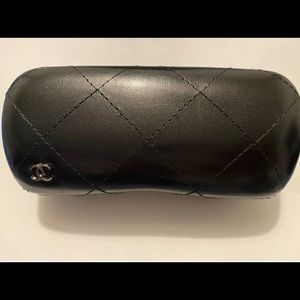 Chanel Black Eyeglass & Sunglass case